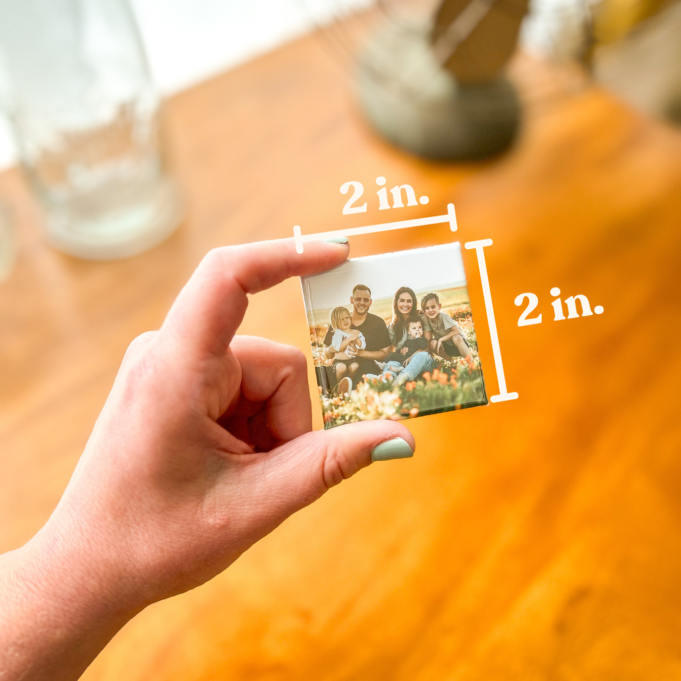 Custom Photo Magnets Set of 9