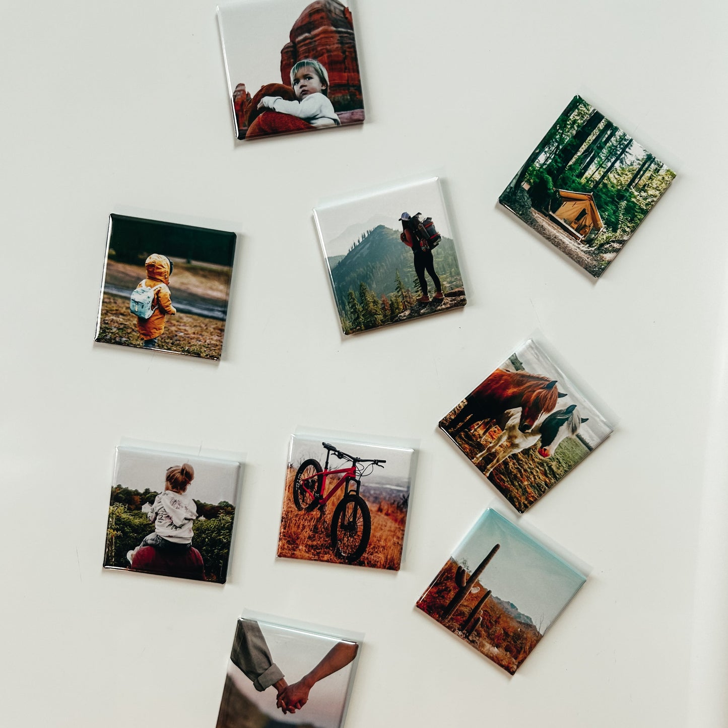 Custom Photo Magnets Set of 9